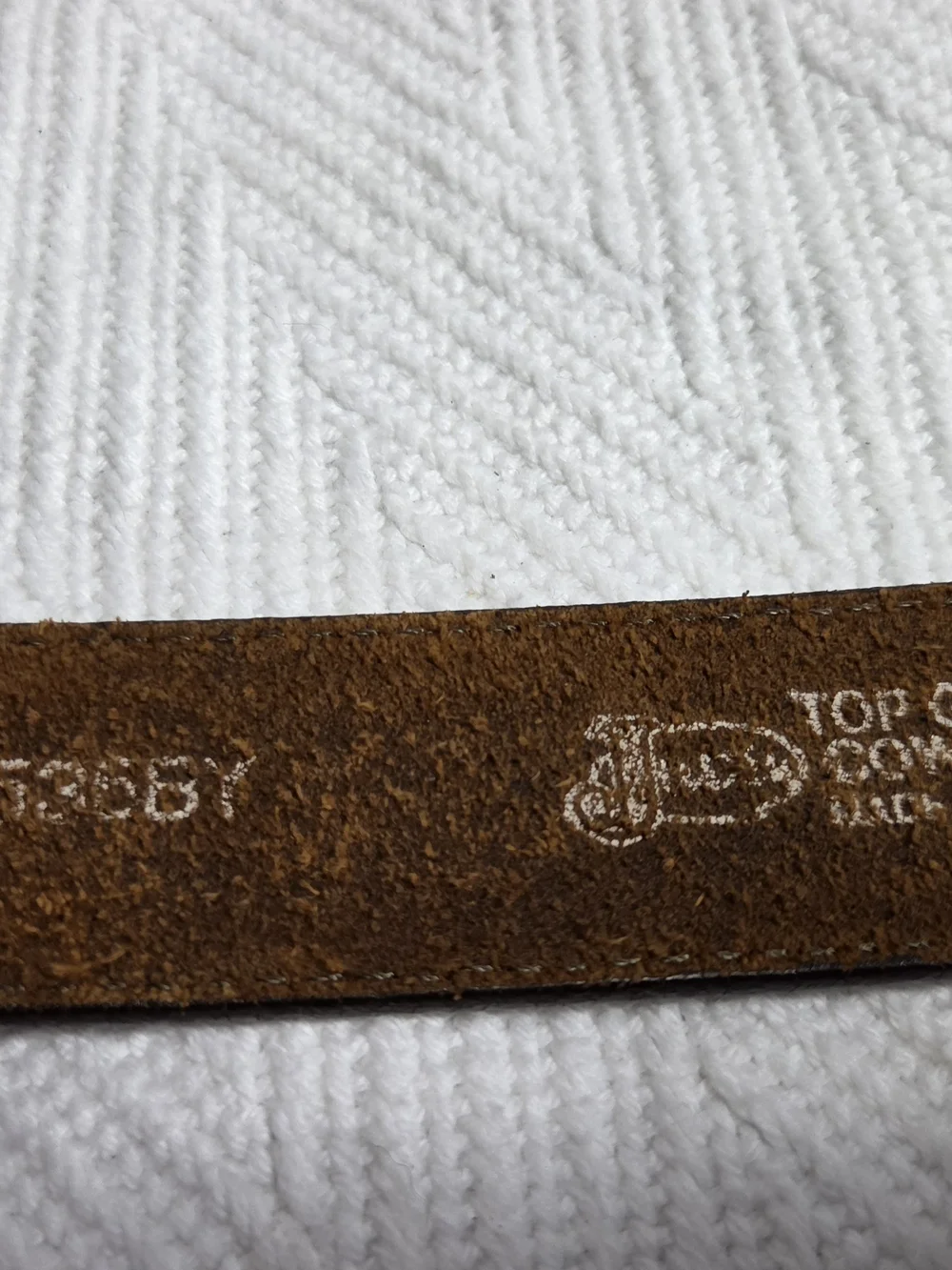 Vintage Justin Tooled Leather Belt Silver Heart Concho Tip Western Size 32